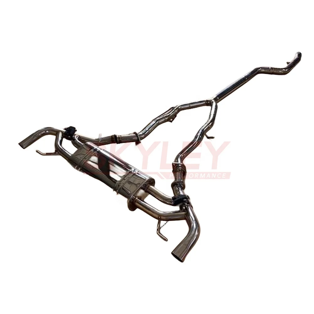 OEM Silenciador Catback titanio para BMW X6 X5 3.0t escape con válvula - imagen 4
