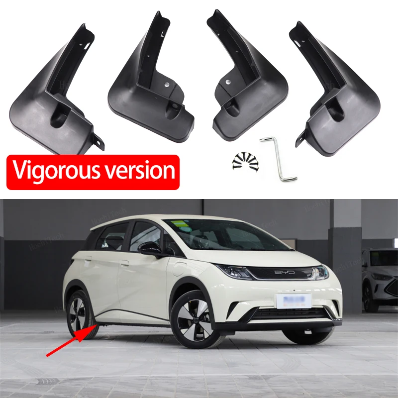 Componentes del kit de guardabarros