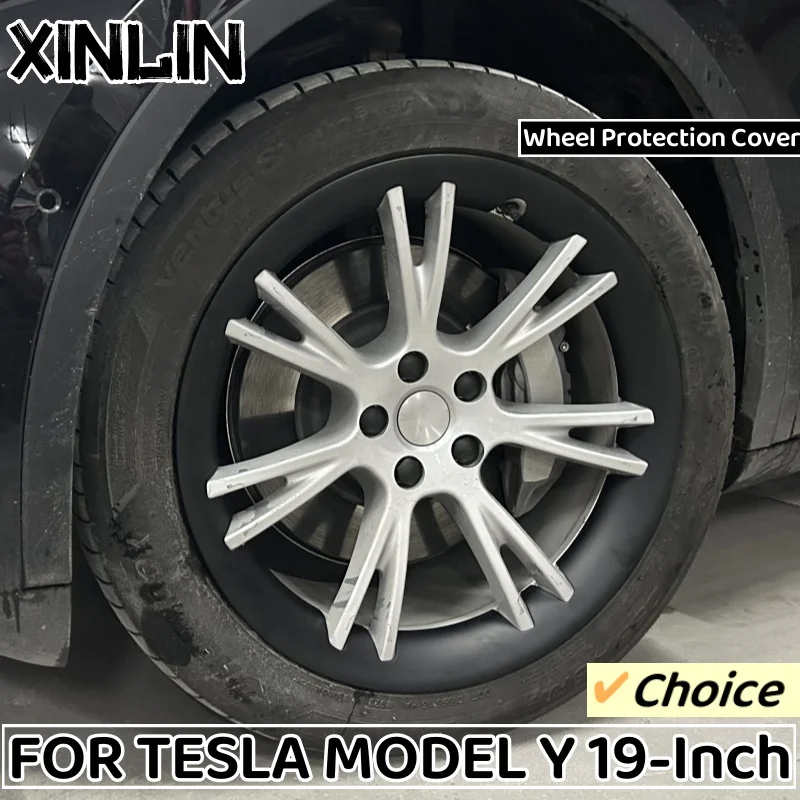 Tapón cubo rueda Tesla Model Y 19'' Kit rendimiento RWD