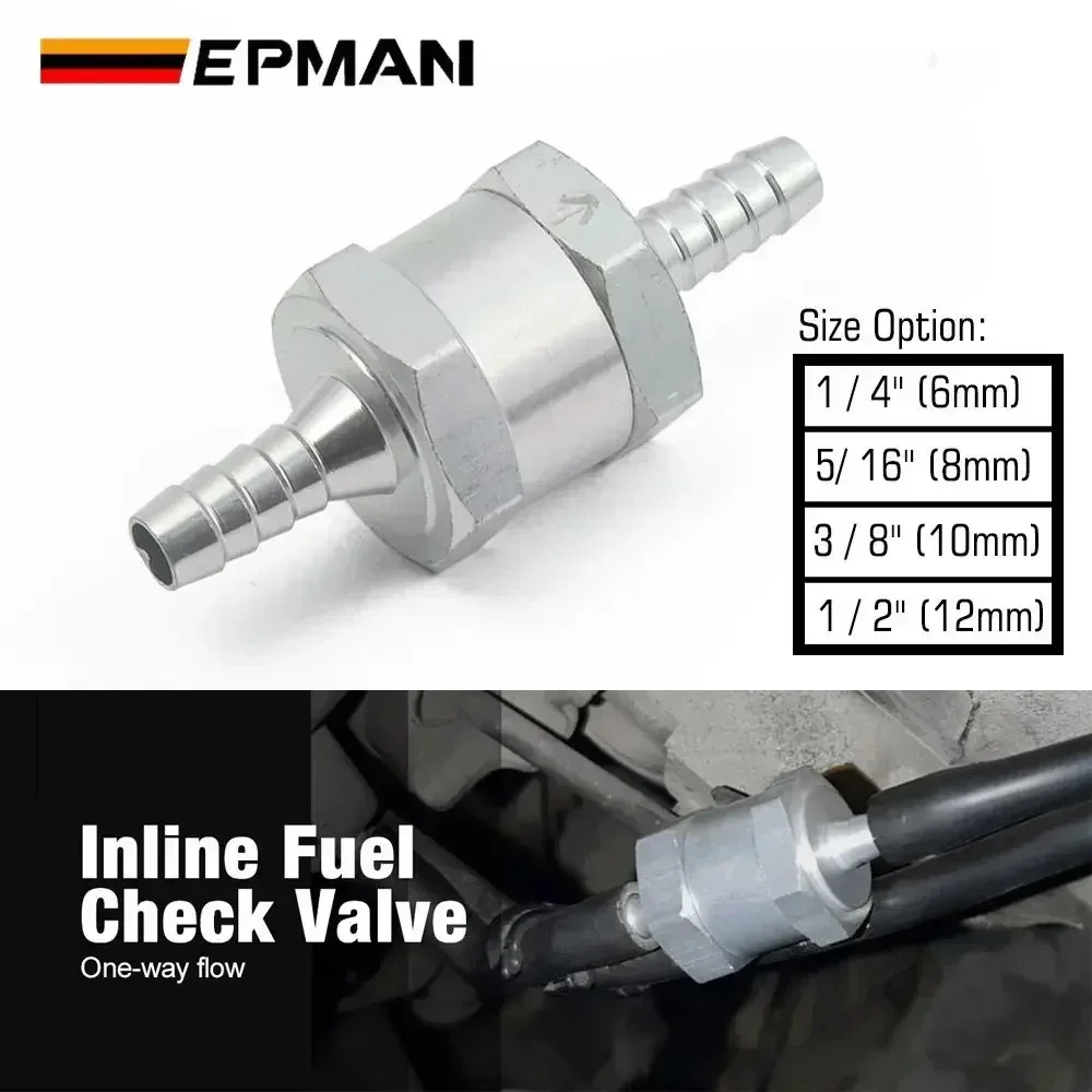 Válvula de retención para combustible EPMAN EPAA22G01KM aluminio