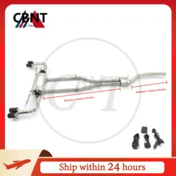 CBNT Sistema de escape cat-back con válvula BMW X5/X6/X7 B58 3.0T