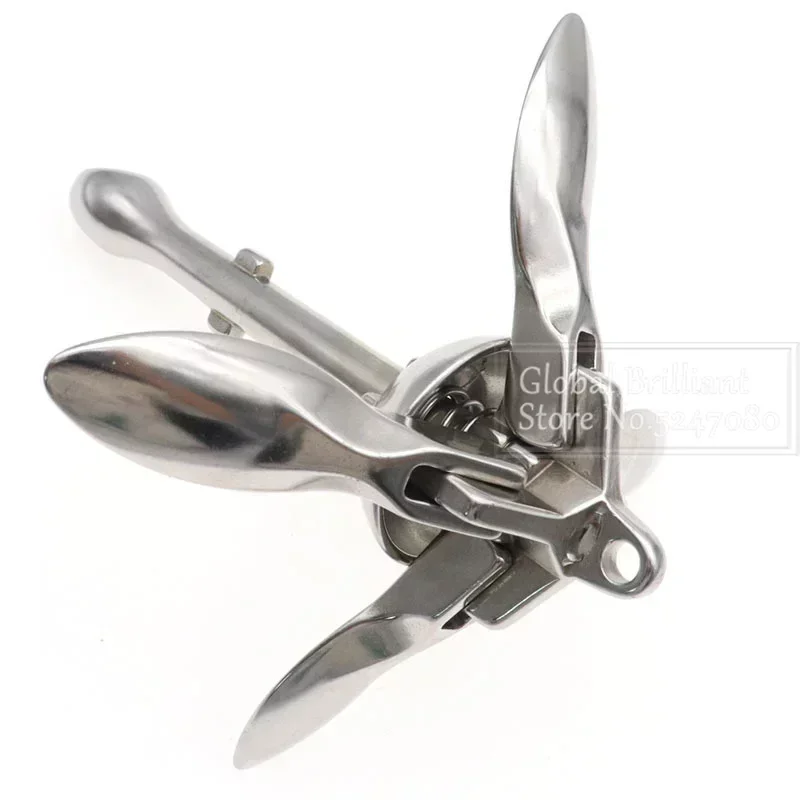 Ancla marina de acero inoxidable para barco, kayak y bote de pesca - imagen 4