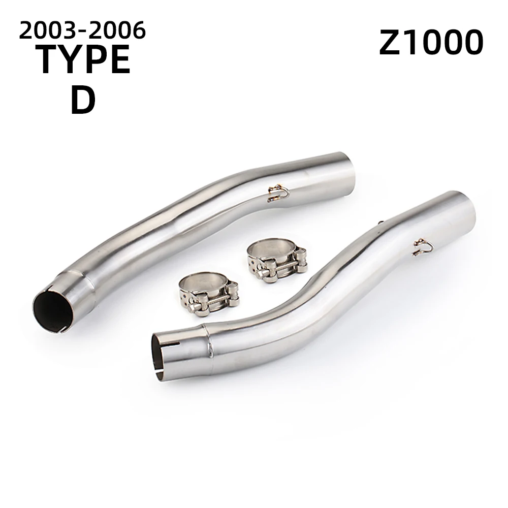 Tubo intermedio de escape 50,8 mm para Kawasaki Z1000, Z1000SX y Ninja