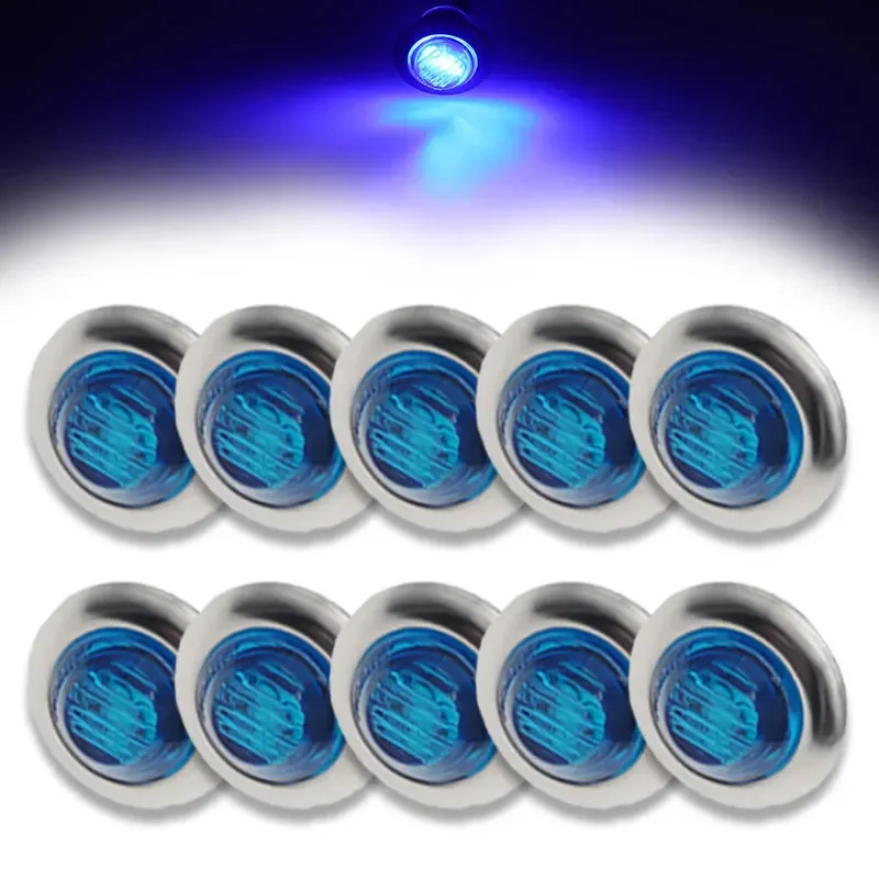 Bombillas LED azules 12V para posiciones laterales – camiones y tractores