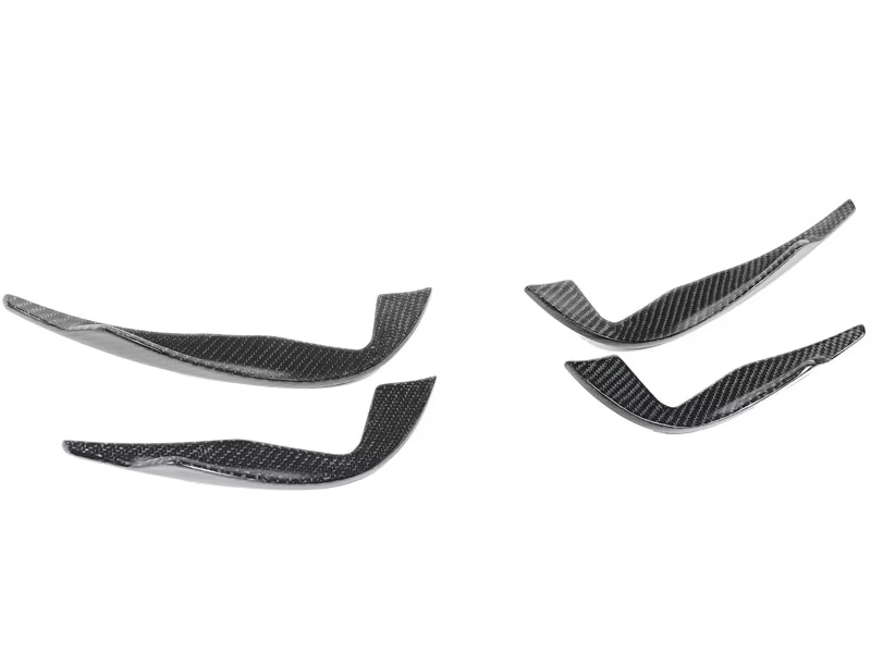 Canards de fibra de carbono para parachoques delantero Audi TT RS MK3 2015-2019 - imagen 3