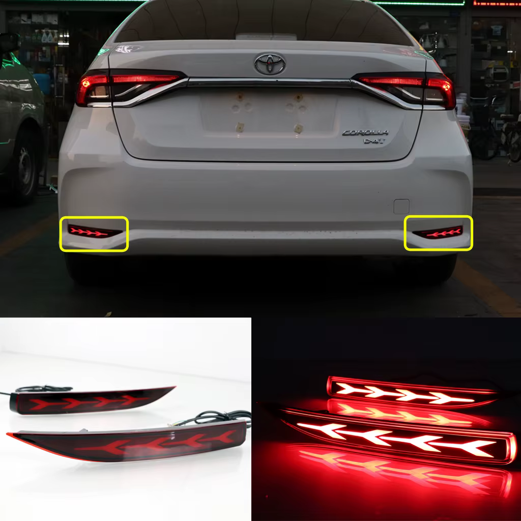 ROMADA Luz antiniebla trasera LED para Toyota Corolla Altis 2019-2024 - imagen 3