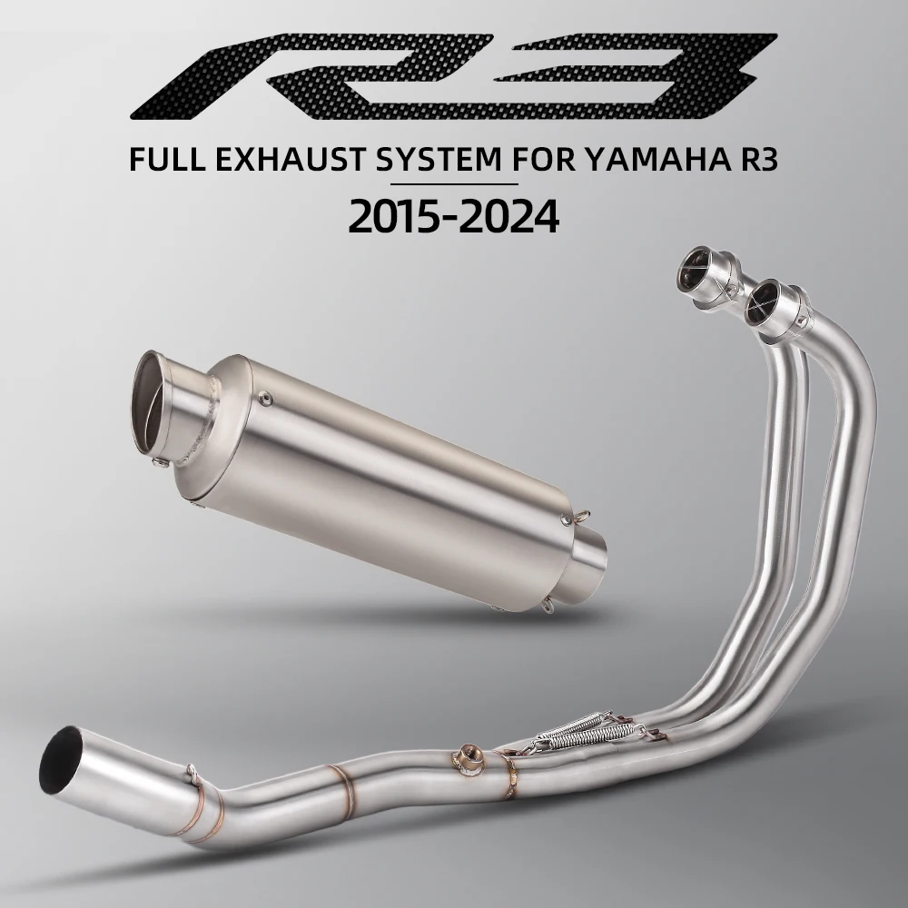 Leo GP escape slip-on completo para Yamaha R25 R3 MT-03 - imagen 2