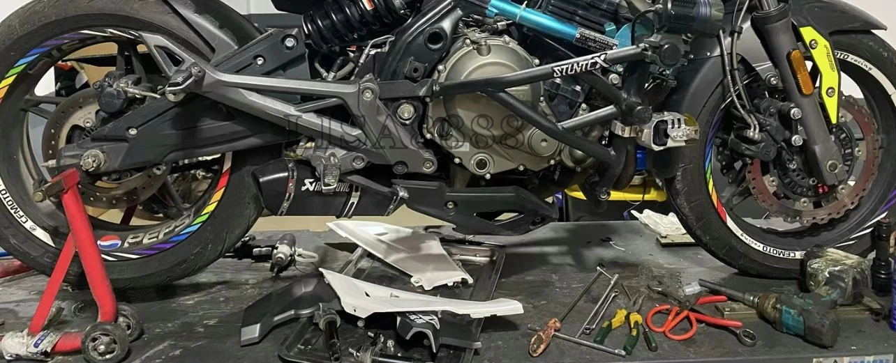 Silenciador de escape para motocicleta de 38 a 51 mm