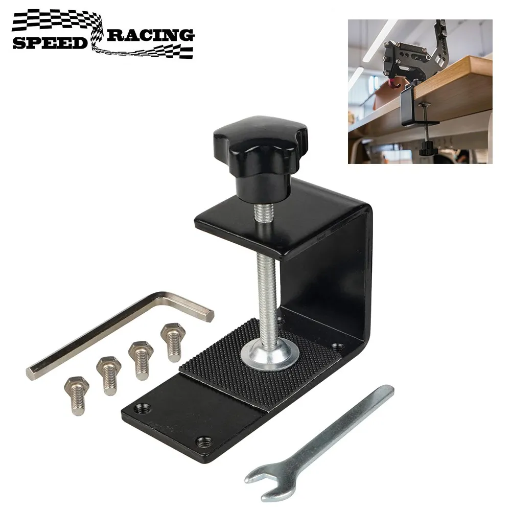 Soporte freno de mano SIM racing USB – acero inoxidable negro