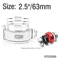 2.5inch 63mm Red