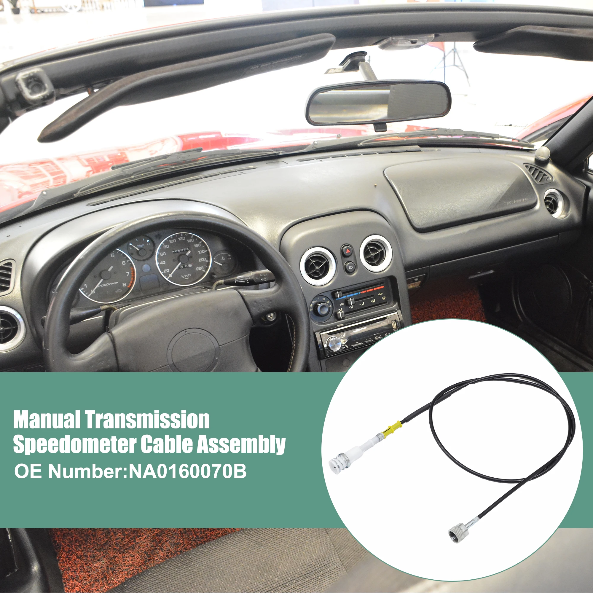 Cable Velocímetro X Autohaux para Transmisión Manual – Mazda Miata 1990-1996 - imagen 2