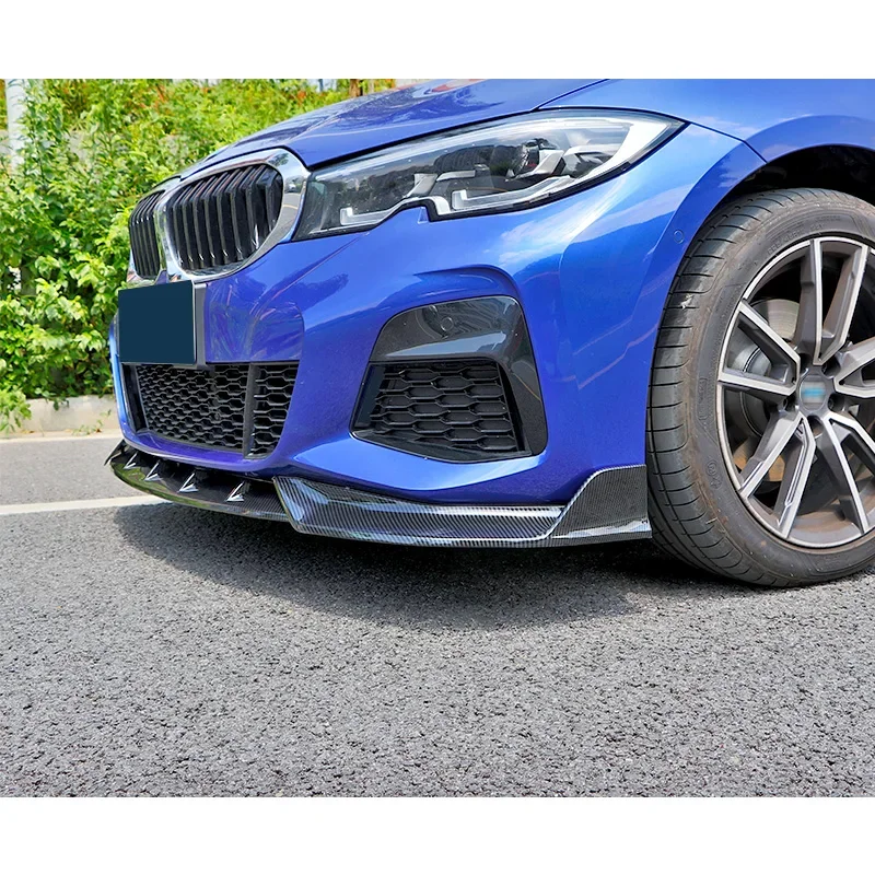 Labio delantero BMW Serie 3 G20 2019-2023 acabado carbono - imagen 4