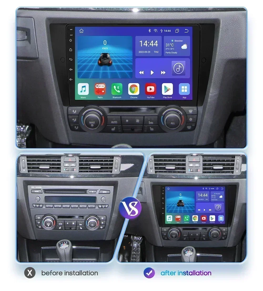 Autoradio Android 13 Hizpo BMW Serie 3 E90-E93 2006-2012 GPS - imagen 5