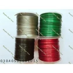 Cuerda de acero inoxidable con anzuelo de nailon para pesca marina