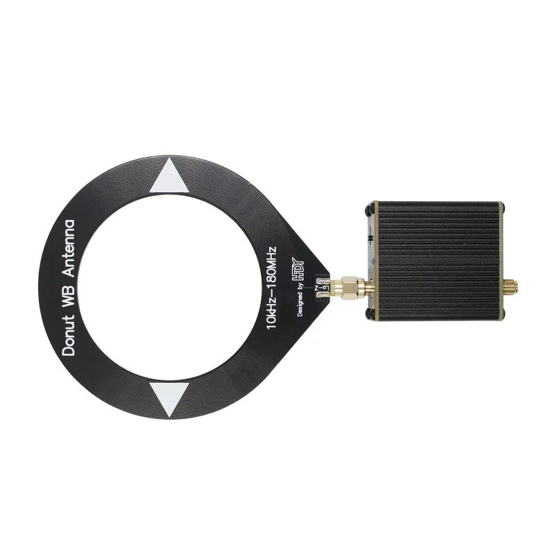 Antena donut de banda ancha 10 kHz-180 MHz de baja impedancia