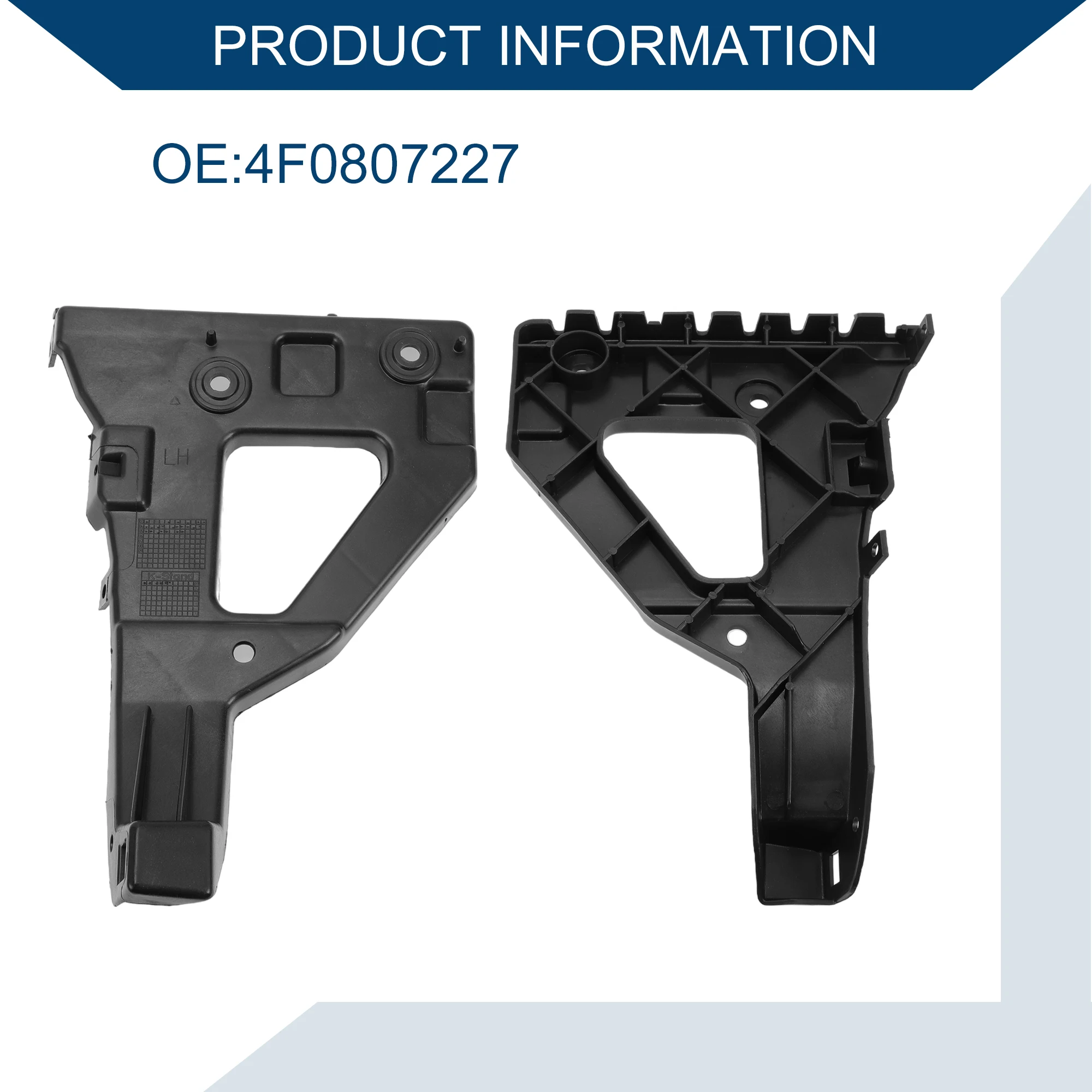 Soporte parachoques delantero UXCELL 4F0807227 izq – Audi A6 2005-2011 - imagen 5
