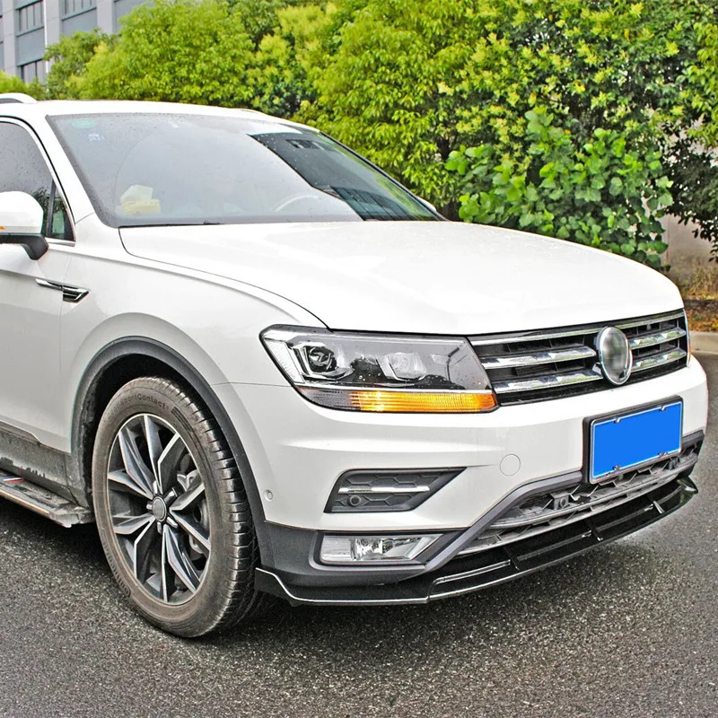 Separador delantero VW Tiguan 2017-2020 aerodinámico negro carbono - imagen 3
