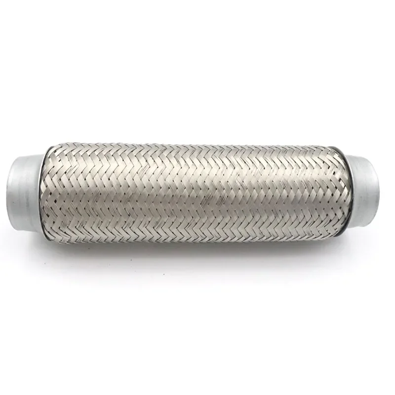 Tubo de escape universal acero inoxidable con silenciador flexible - imagen 3