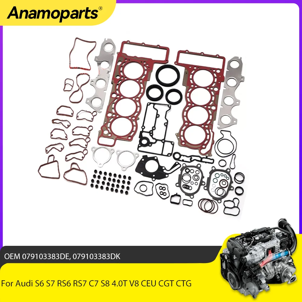 Kit juntas motor 4.0 TFSI V8 – Audi S6 S7 RS6 RS7 C7