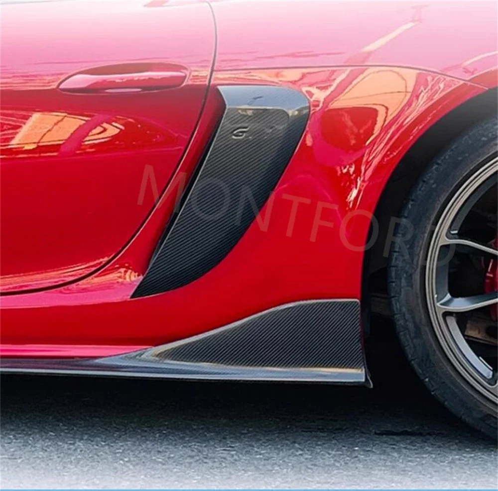 Rejillas de ventilación fibra carbono para Porsche 718 Boxster S GTS - imagen 5