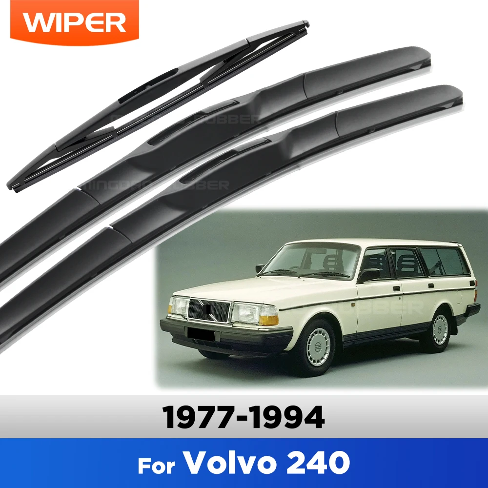 Kit escobillas limpiaparabrisas Volvo 240 (1977-1994) – Delantera y trasera