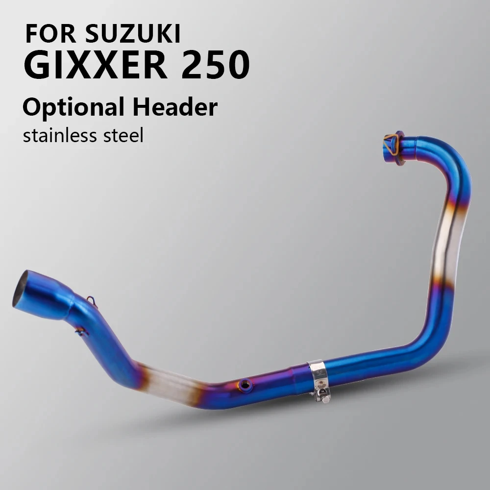 Silenciador escape SUZUKI Gixxer 250 con tubo delantero y conector - imagen 5