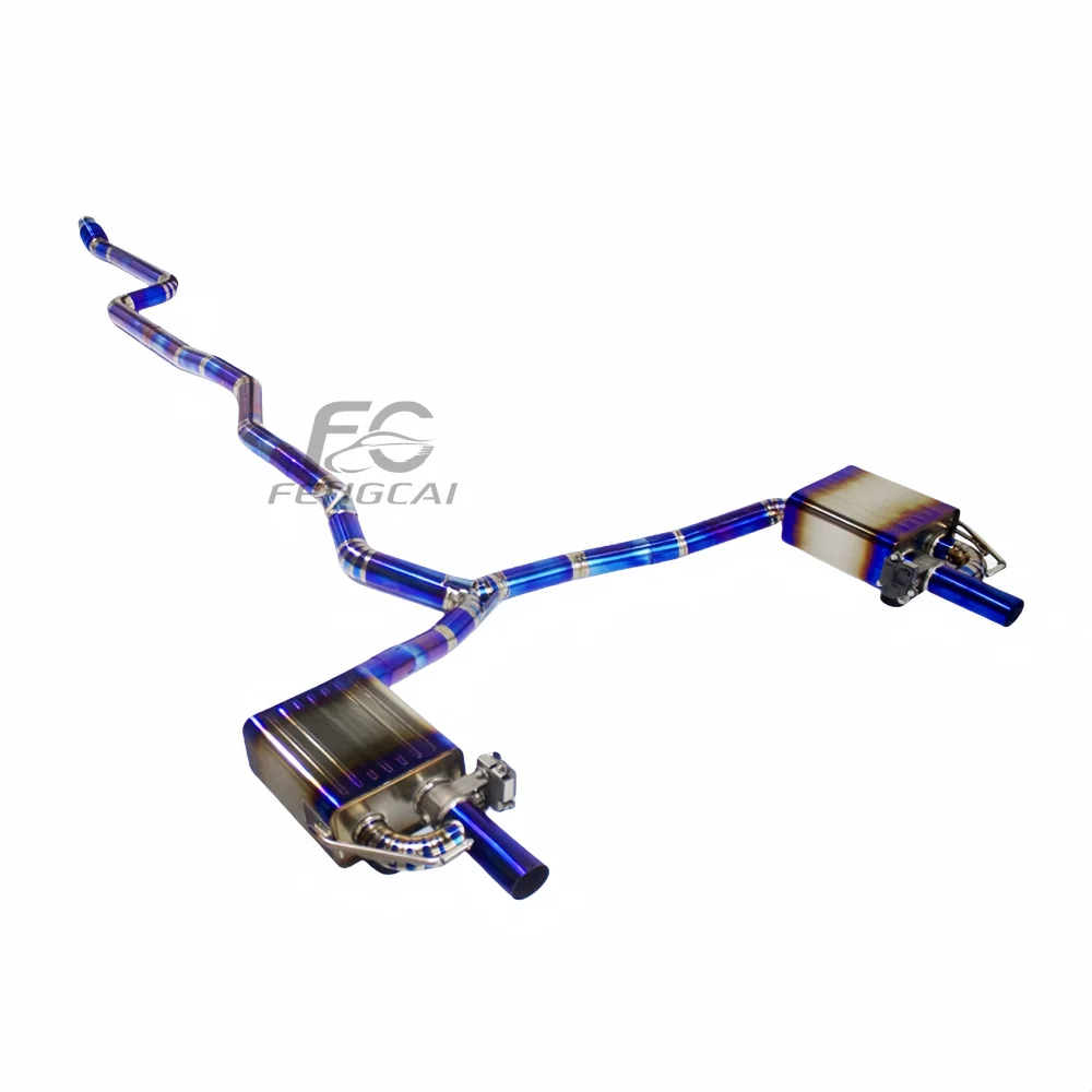 Silenciador trasero de titanio con válvula para Mercedes E200/E300 - imagen 3