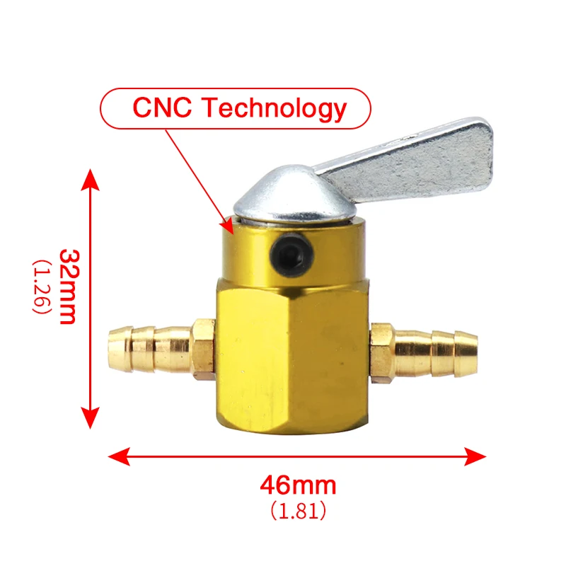 ZSDTRP Grifo de gasolina para carburador de moto, 6/8 mm - imagen 2