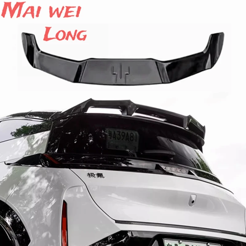 ABS para Zeekr X 2023 2024 ala trasera modelo MC alerón ala de viento fija ala trasera superior sin perforación zeekr x accesorios