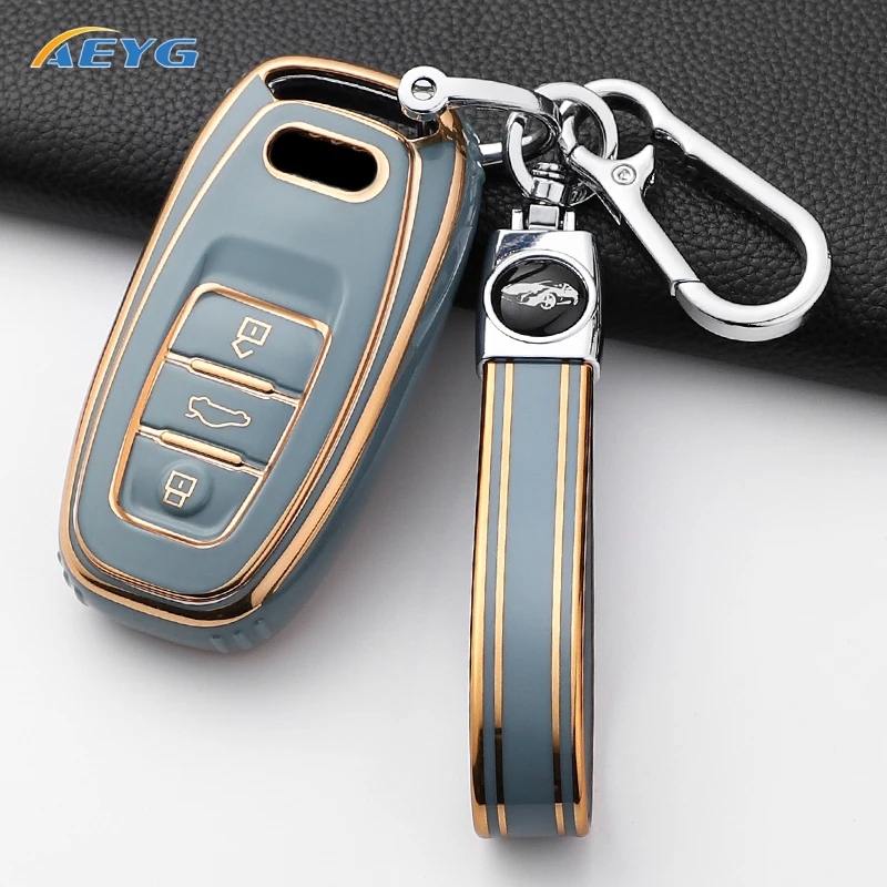 Funda TPU llavero Audi compatible A1 A3 A4 Q3 Q5 - imagen 2