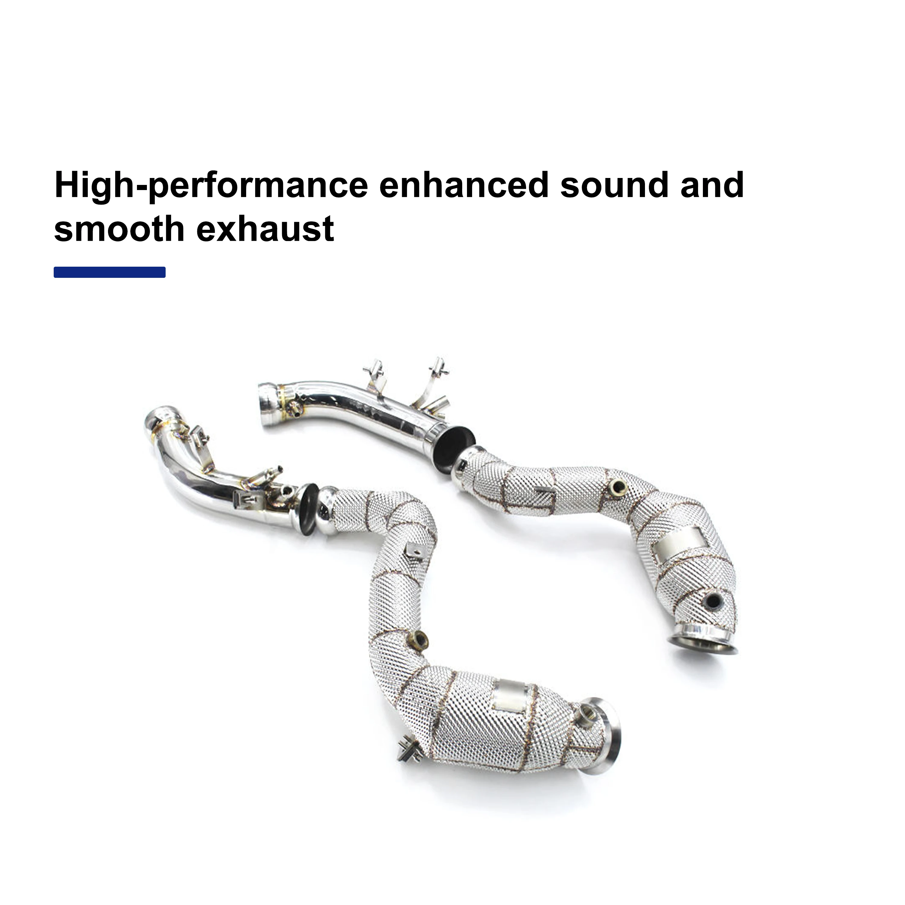 Downpipe ACE SUS304 deportivo para Mercedes E63S AMG W213 4.0T - imagen 4
