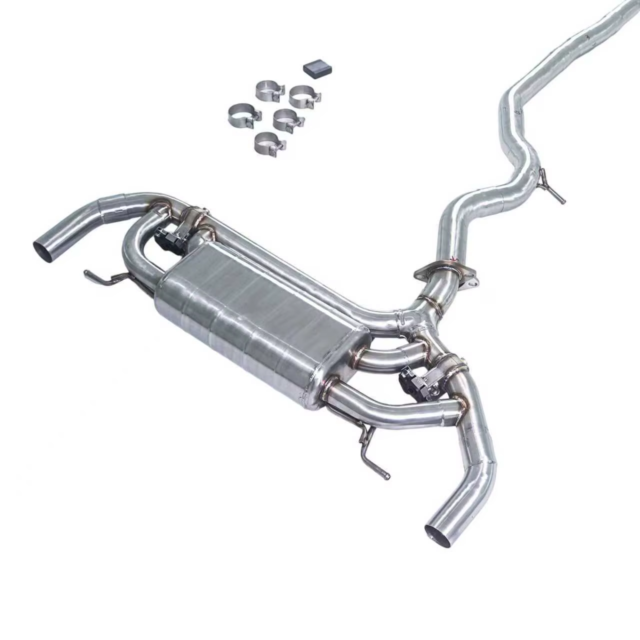 Escape cat-back GFC con válvula para BMW 330e G20 2.0 T B48 (2019-2024)