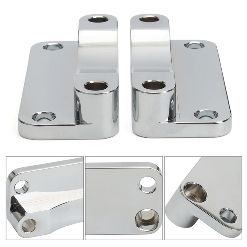 Soporte elevador guardabarros cromado 21″ Harley-Davidson FLHR FLHT 00-13 - imagen 4