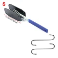 S Blue 2Pcs Hook