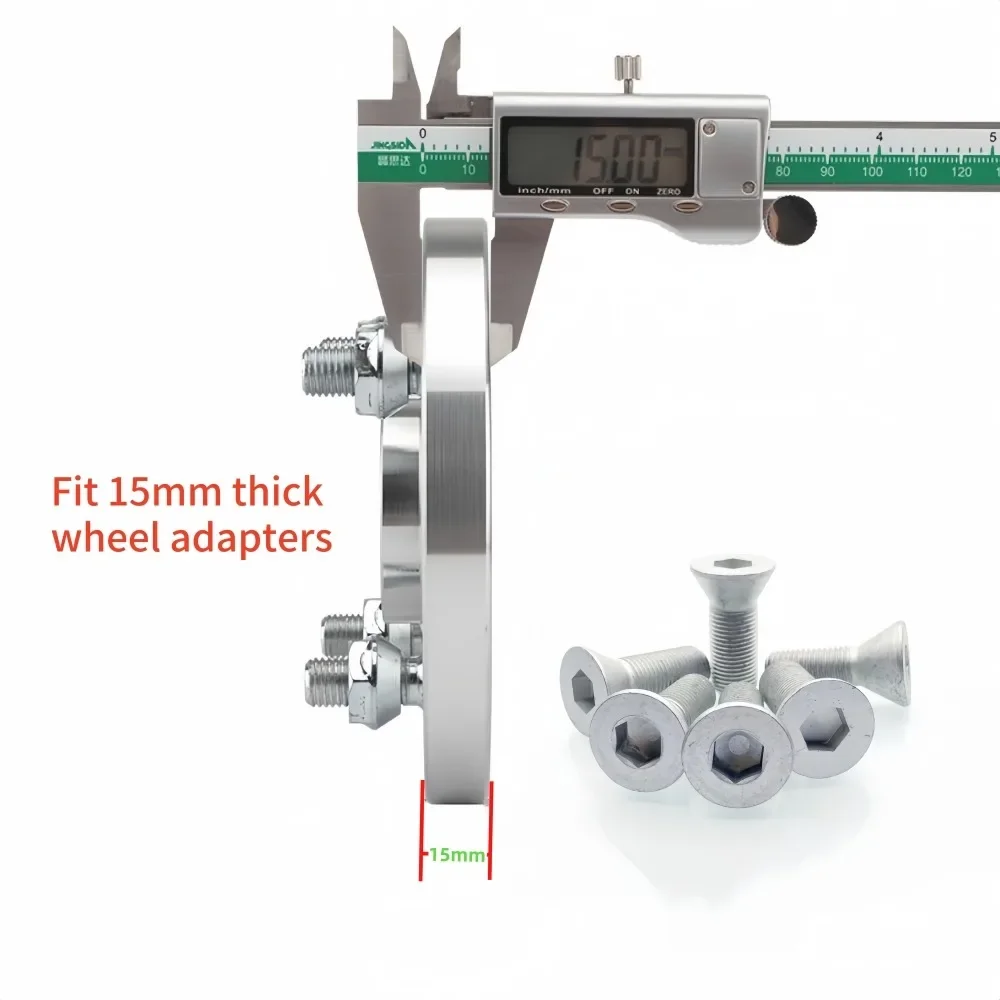 Tornillos cortos para adaptadores de rueda M12/M14, rosca 1,25/1,5 - imagen 2