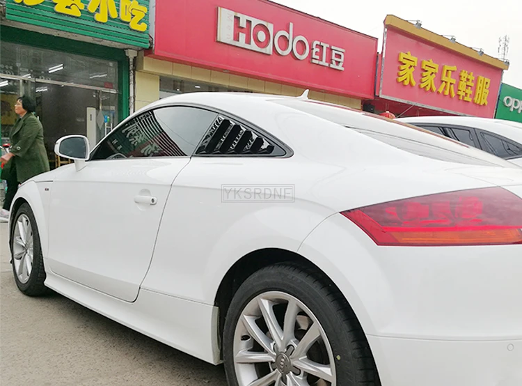 Deflector ventana trasera Audi TT negro brillante 2008-2016 - imagen 2