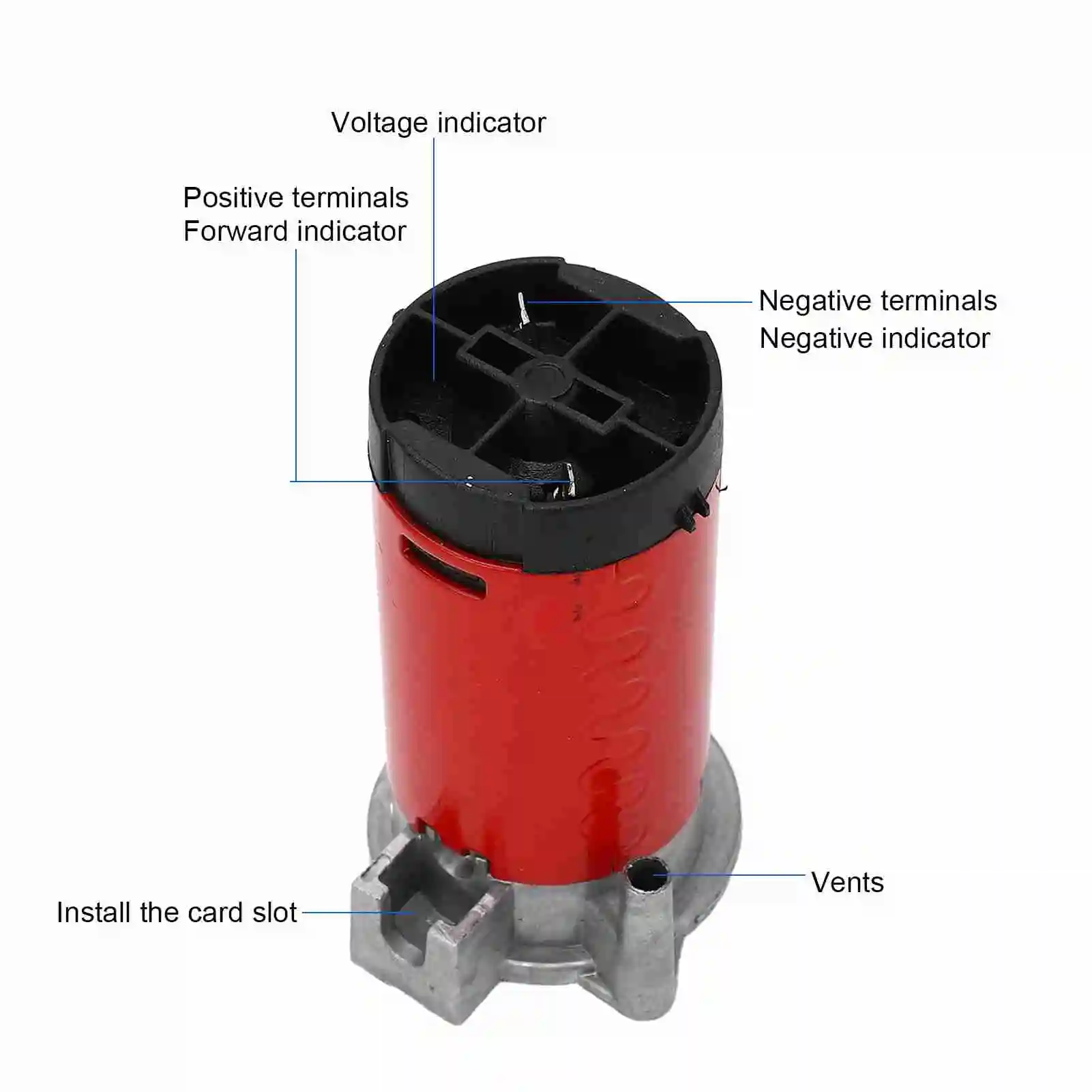 Compresor bocina 12V automático 105-115db para coche y camión - imagen 3
