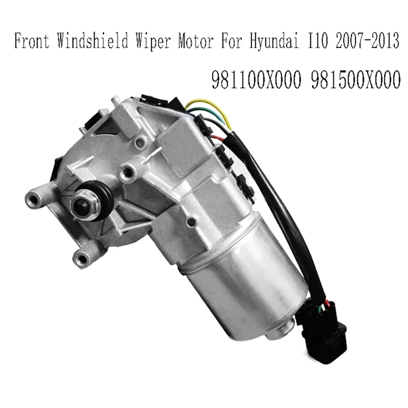 Hyundai OEM 981100X000 motor limpiaparabrisas delantero i10 2007-2013 - imagen 2