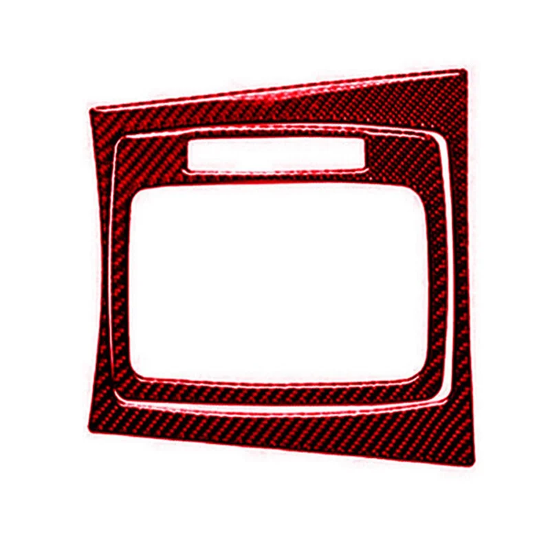 Embellecedor palanca cambio fibra carbono roja – Mercedes C W204 - imagen 3