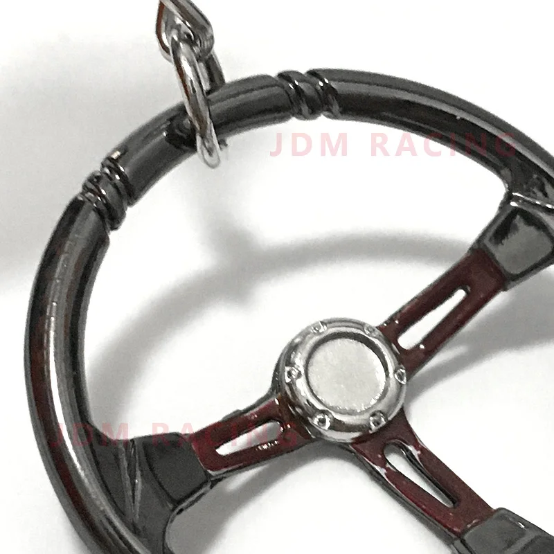 Llavero coche con forma de volante en zinc – accesorio decorativo - imagen 5