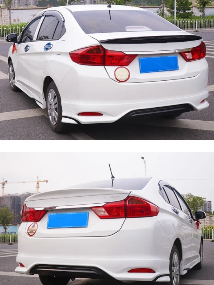 Kit de carrocería para Honda City 15-20, labio delantero envolvente modificado, labio trasero, falda lateral, ala trasera, accesorios para coche - imagen 4