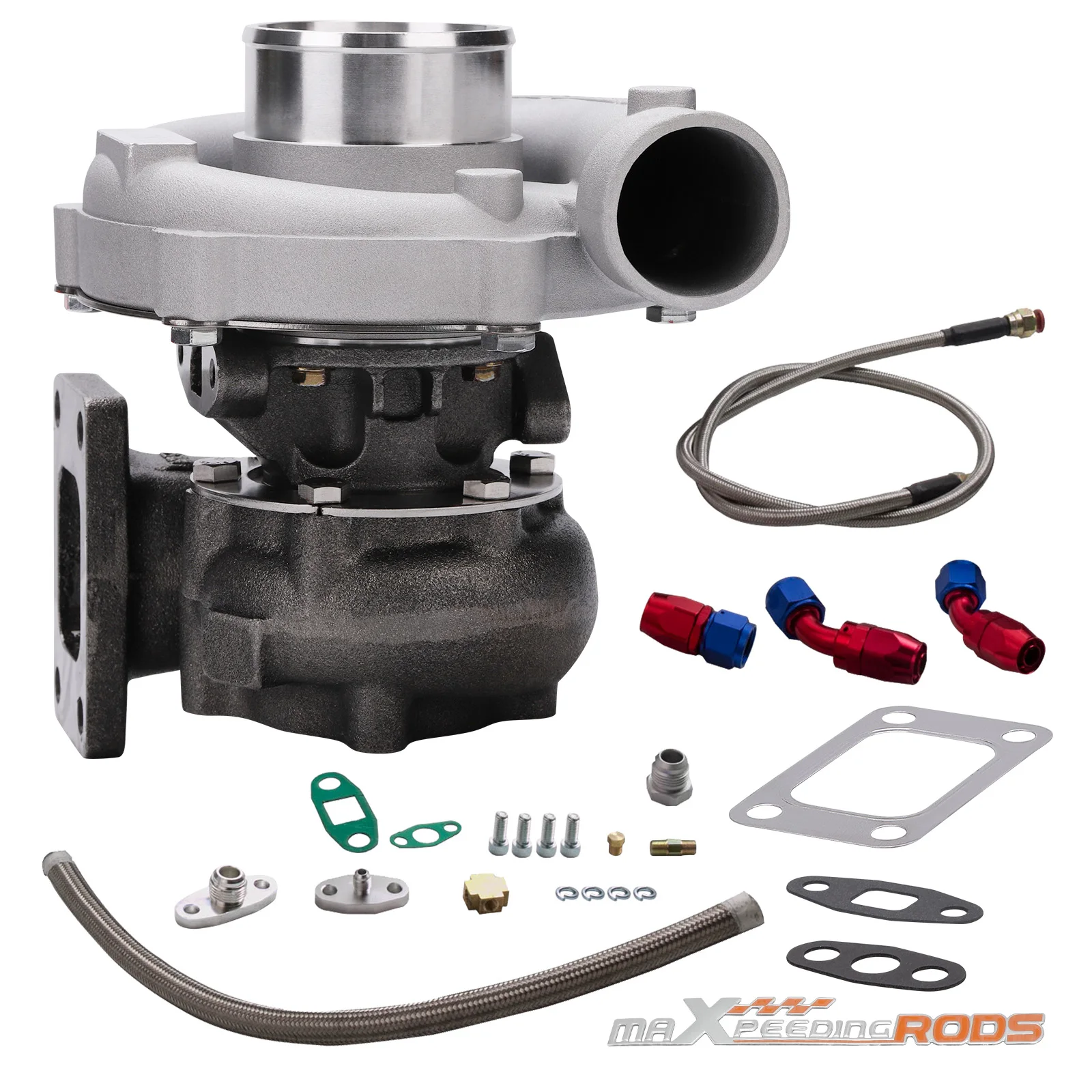 Turbocompresor T3/T4 5 pernos retorno aceite BMW 325i 323i E36 E46