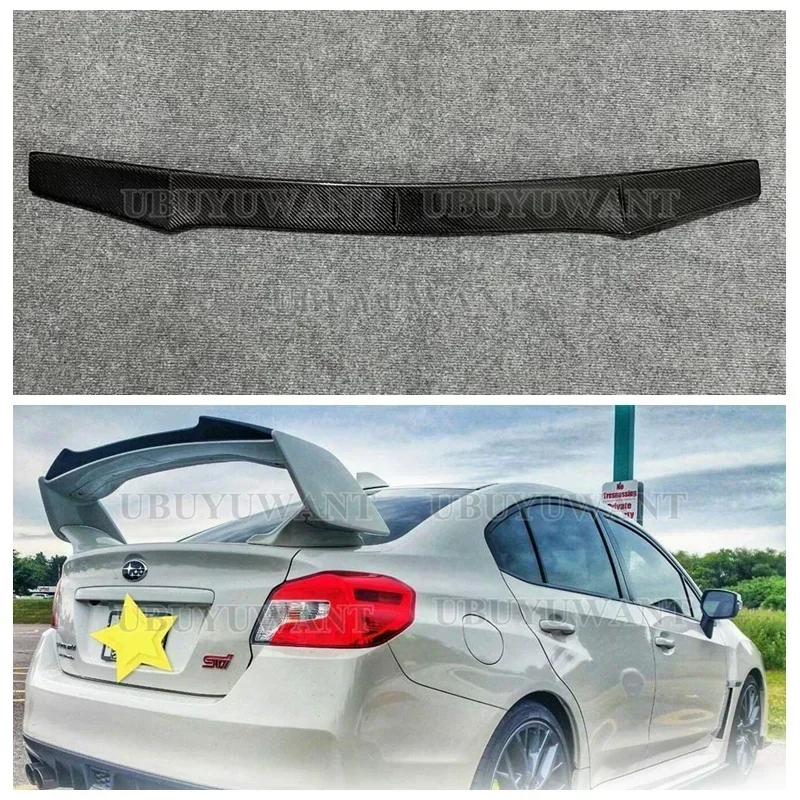 Alerón trasero de fibra de carbono para Subaru WRX STI 2015-2021 - imagen 3