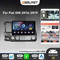 Autorradio 2DIN Android Auto y CarPlay para Honda Civic 2006-2011