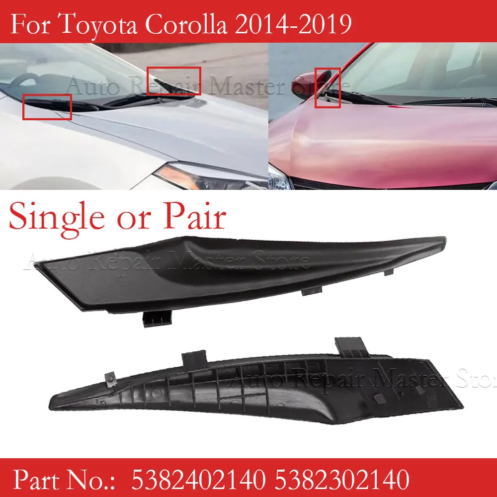 Moldura lateral del limpiaparabrisas Toyota Corolla 2014-2019