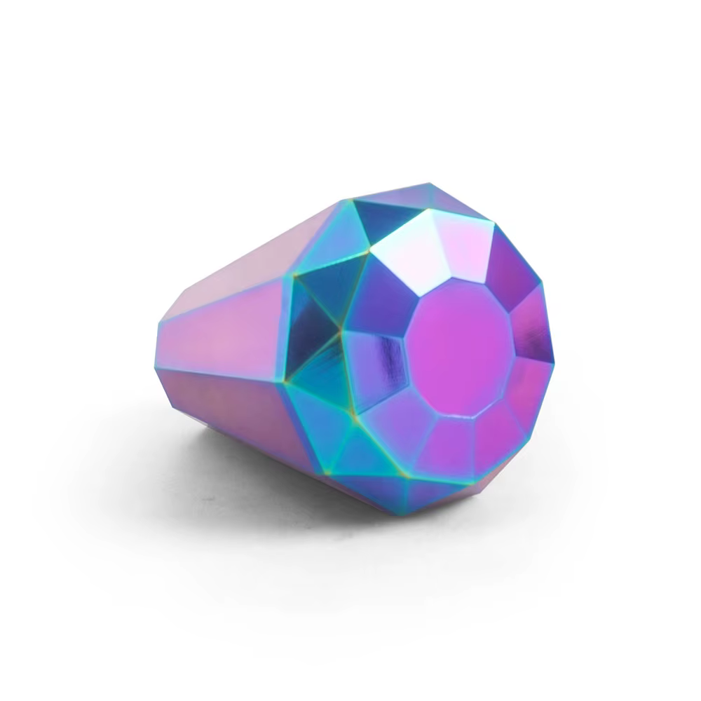 Pomo de cambio de aluminio tipo diamante universal - imagen 3