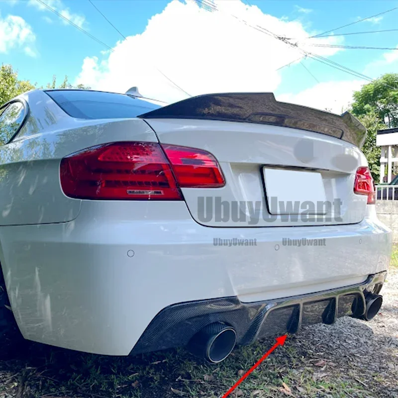 Kit divisor parachoques trasero BMW E92 E93 fibra de carbono - imagen 5