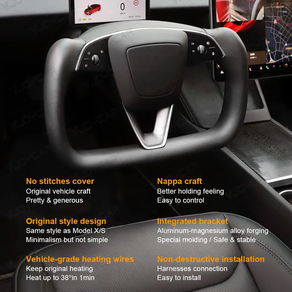 Mango calefactor volante yugo Tesla alto rendimiento Model 3 Highland - imagen 3