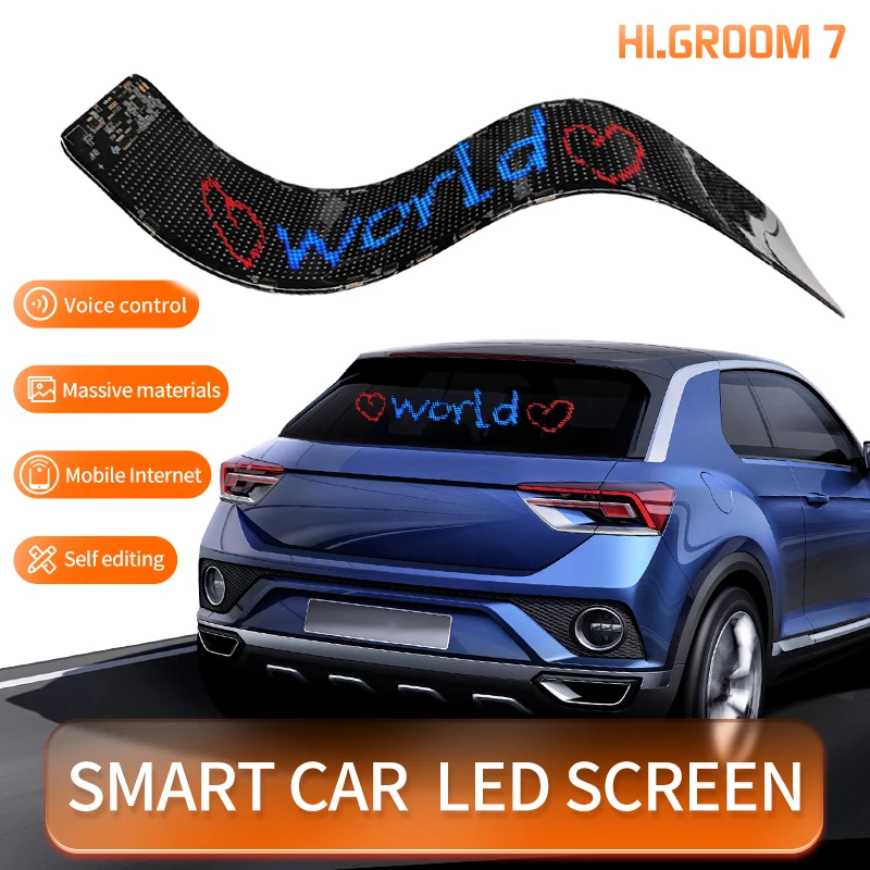 Pantalla LED matriz RGB graffiti para coche y camión USB - imagen 5