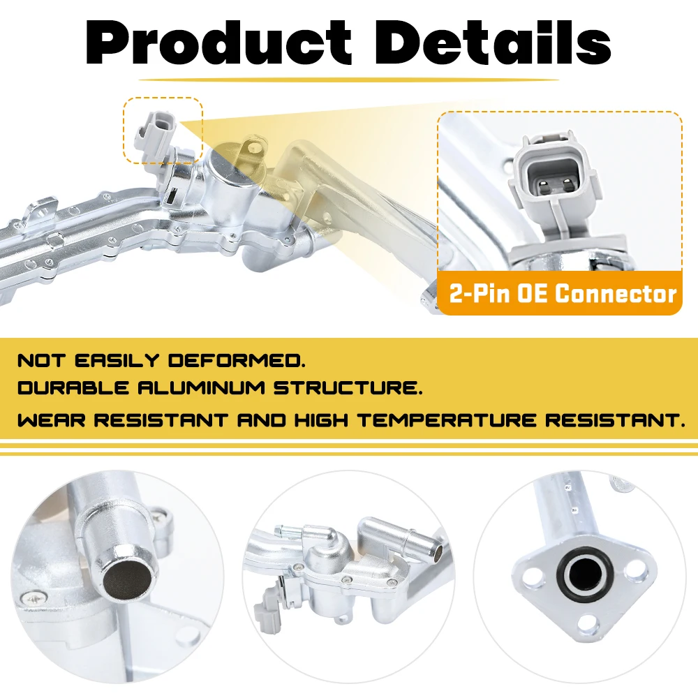 LR010733 AJ813917 Kit de tubería refrigerante metálica Jaguar XE XF XJ - imagen 3